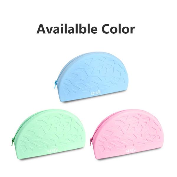 Silicone Cosmetic Storage Bag Large Capacity Travel Makeup Brush Holder Portable