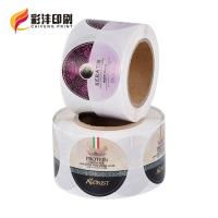Buy cheap Vinyl Cosmetic Bottle Adhesive Sticker Label Custom Logo CMYK Matte Label product