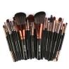 Buy cheap 22 Pieces Wood Handle High Quality Makeup Brushes Fan Brush best make up brush from wholesalers