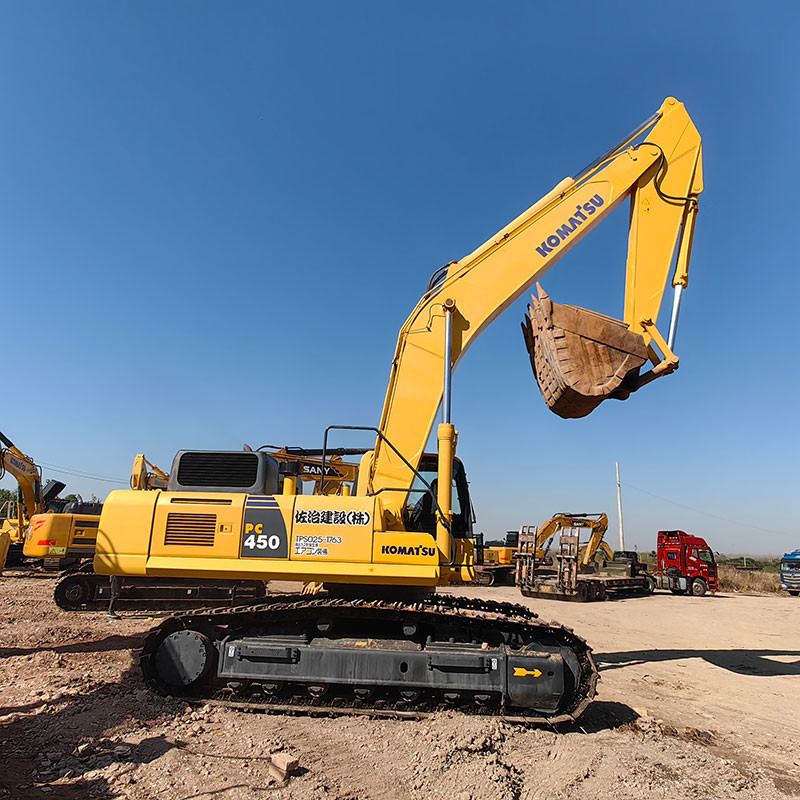 45Ton Secondhand Komatsu PC450-8 Heavy Hydraulic System Japan Used Tracked Excavators