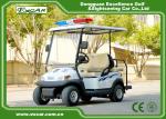 White 4 Seater Electric Security Patrol Vehicles 48V 3.7KW Aluminum Material