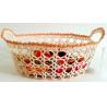 Buy cheap Handmade Craft Stiffened Cotton Crochet Home Decorative Candy Basket Baby Photo Prop from wholesalers