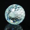 Buy cheap Gemstone Material Synthetic Lab Created Round Blue Moissanite Beads For Jewelry Making from wholesalers