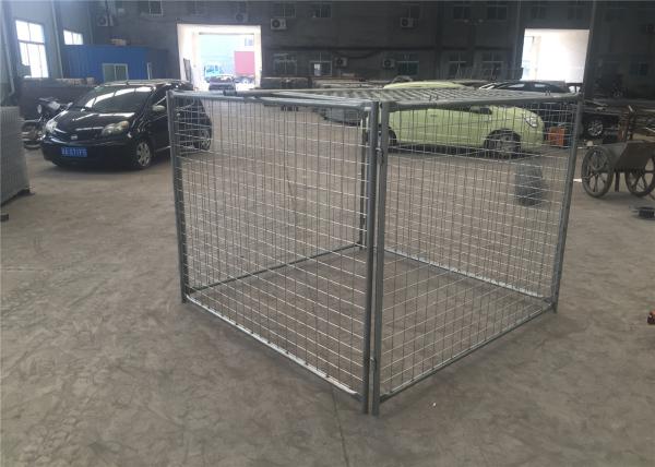 Quality Construction Building Rubbish Cage Brisbane Cage With 2 Gates / Lids for sale