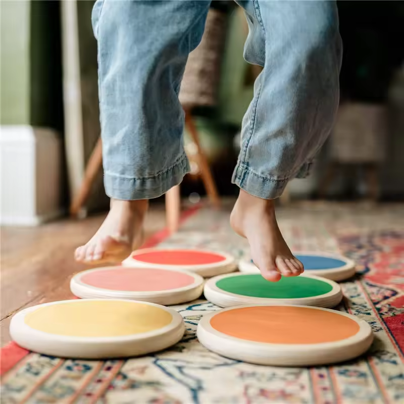 Montessori Childrens Stepping Stone Toys Toddler Stepping Stone Balance Toy