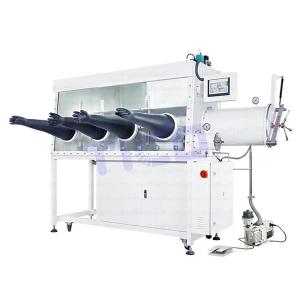 Wholesale Single Sided Double Station Vacuum Lab Glove Box For Battery Research from china suppliers