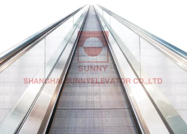 Buy cheap VVVF Drive Plastic Part Moving Sidewalk Escalator For Mall 5.5kw from wholesalers