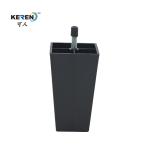 Durable Plastic Bed Frame Feet Square Furniture Feet 115mm Height KR-P0133