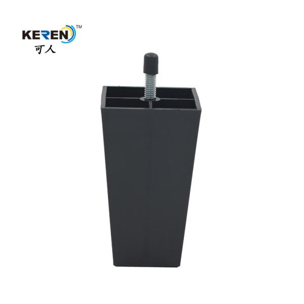 Buy cheap Durable Plastic Bed Frame Feet Square Furniture Feet 115mm Height KR-P0133 from wholesalers