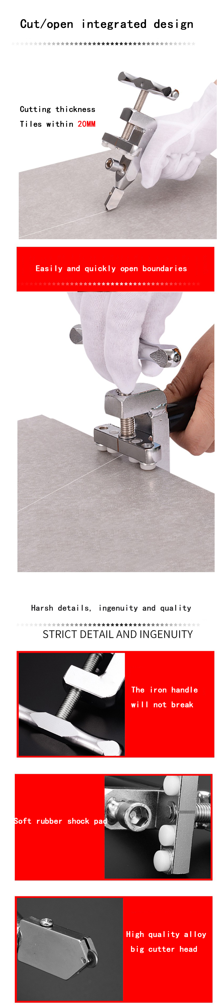 Ceramic tile divider glass divider roller glass cutter diamond glass cutting tool factory direct spot