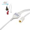 Buy cheap 12 Pins Snap 3 Lead Ecg Cable 2.4M Main Cable 0.9M Leadwire HP Compatible from wholesalers