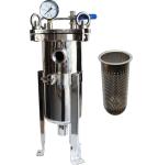 Energy Mining 0.6um 316L Top Inlet Bag Filter Housing for Water Treatment 62KG