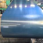 ASTM A755 50" width blue color prepinted steel coil blue color coil for roofing