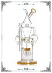 14MM Glass Recycler Glass Bong Bubbler Percolator Smoking Water Pipes