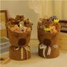Buy cheap Capybara doll bouquet happiness holiday gift plush cute birthday toy hug bucket decoration arrangement from wholesalers