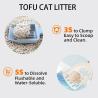 Buy cheap Fast Clumping Tofu Kitty Litter Green Environmentally Friendly Cat Litter from wholesalers