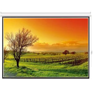 Wholesale 100" 4:3 motorized electric projection projector screen HD 3D TV home theater glass beaded from china suppliers