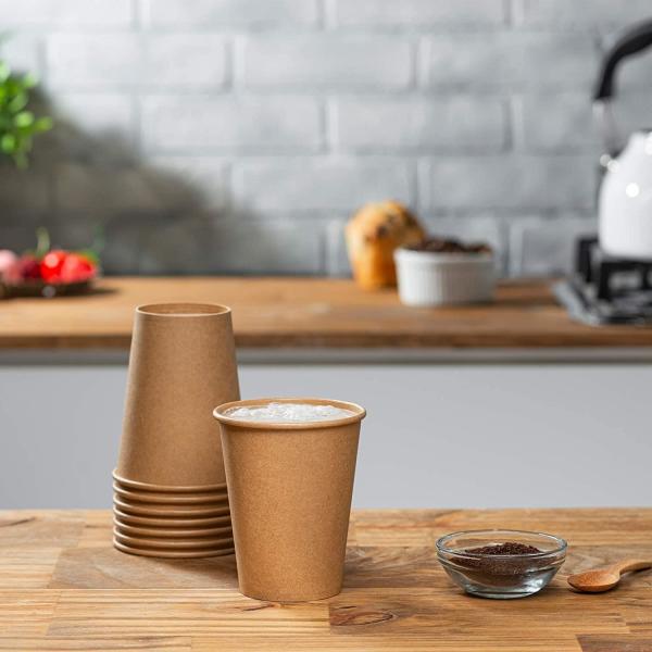Buy cheap Liquid Kraft Paper Container Biodegradable Disposable Coffee Cups For Restaurants, Delis, and Cafes from wholesalers