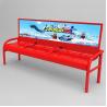 Buy cheap Customized Anticorrosion 2070mm Metal Patio Bench from wholesalers