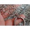 Buy cheap customization logo 316 Stainless Steel Chain Mail Pot Scrubber 4inch-9inch from wholesalers