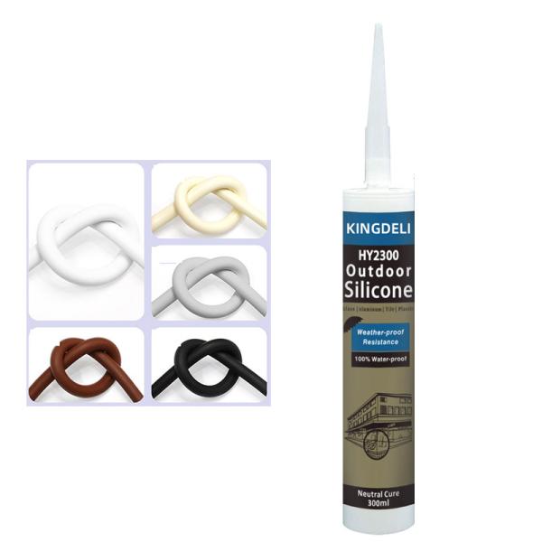 High Strength Non Toxic Silicone Sealant , Neutral Flexible Silicone Adhesive
