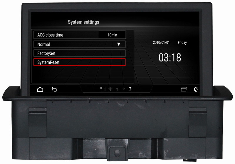 Ouchuangbo car radio gps navigation for Audi A1 2010-2016 support BT MP3 mirror link android 9.0 OS 4GB+64GB