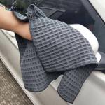 50x60cm Car Cleaning Rags Medium Size Waffle Style Luxury Microfiber Car