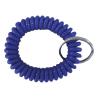 Buy cheap Plastic Wrist Coil Key Chain , Polyurethane Blue Spiral Wrist Key Chain from wholesalers