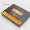 Buy cheap Custom Luxury Wig Bundles Black Drawer Rigid Hair Extension Packaging Boxes from wholesalers