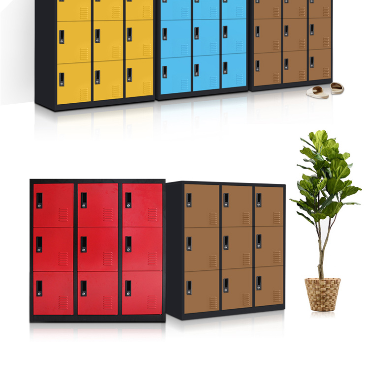 School 0.4mm To 1mm Metal Locker Storage Cabinet Kids