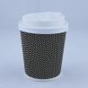 Buy cheap Compostable 12oz Double Wall Hot Cup , Printed Kraft Ripple Wall Paper Cup from wholesalers