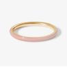 Buy cheap Pink Enamel 18K Gold Plated Rings Solid 925 Sterling Silver Stacking Rings from wholesalers