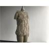Buy cheap Natural Flax Womens Faux Fur Gilet , Collarless V Neck Coat TW74298 from wholesalers