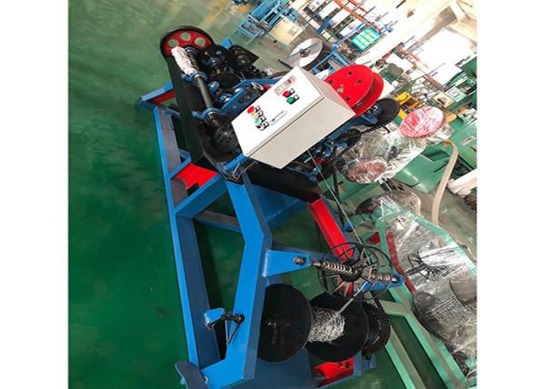 Buy cheap Horizontal barbed wire fencing machine / Single Twisted Machine 3 kw Motor from wholesalers