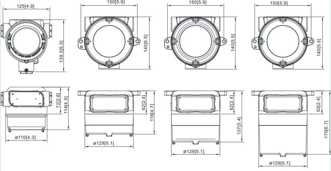 ATEX IECEx Lighting Accessories Motion Sensor AC120-227V