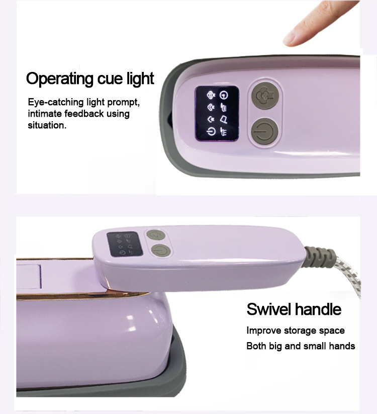 NO App-Controlled 220V Mini Professional Steam Iron for Travel and Garment Steaming
