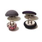 Buy cheap 36L Self Cover Metal Buttons , Round Metal Shank Fabric Covered Snap Buttons from wholesalers