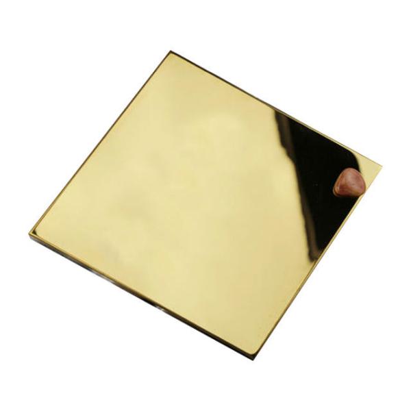 Buy cheap Rose Gold 304 Mirror Stainless Steel Sheet Hairline Colored Black from wholesalers