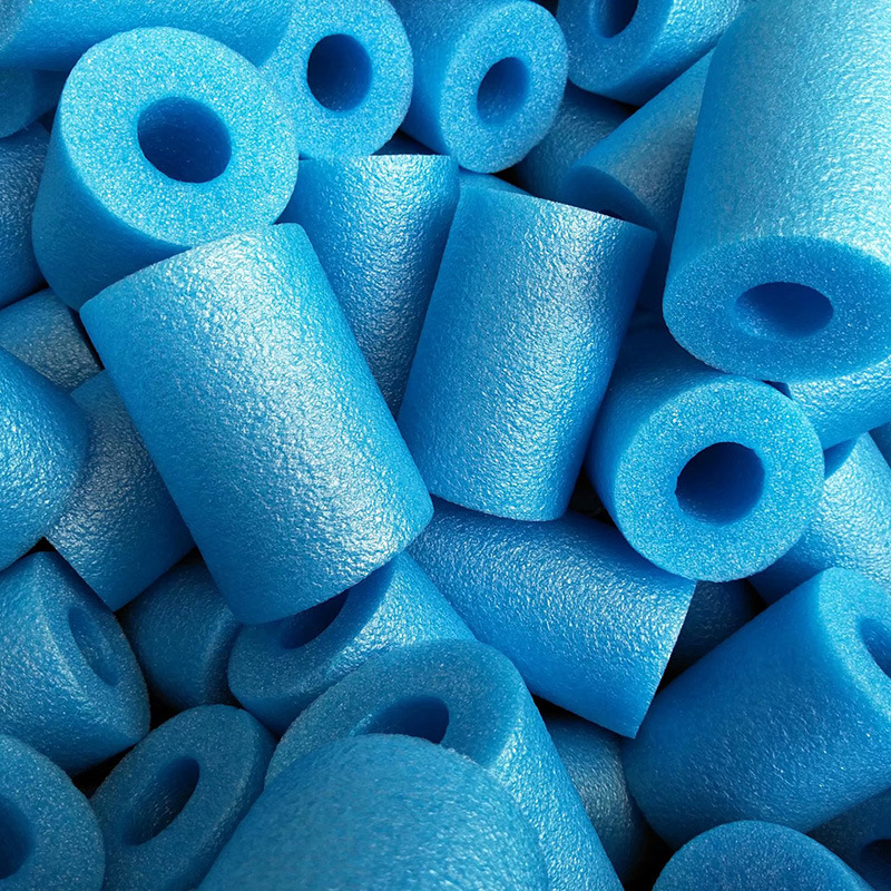 Injection Epe Foam Tube Protective , Closed Cell Hollow Foam Tube Waterproof