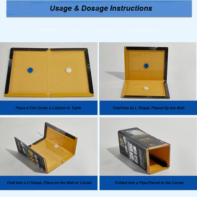 High Efficient Family Foldable Mouse Board Viscid Rat Catch Bait Tool Thick Glue
