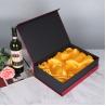 Buy cheap Custom Flip Cover Wine Packaging Boxes Single Red Wine Box Gold Stamping from wholesalers