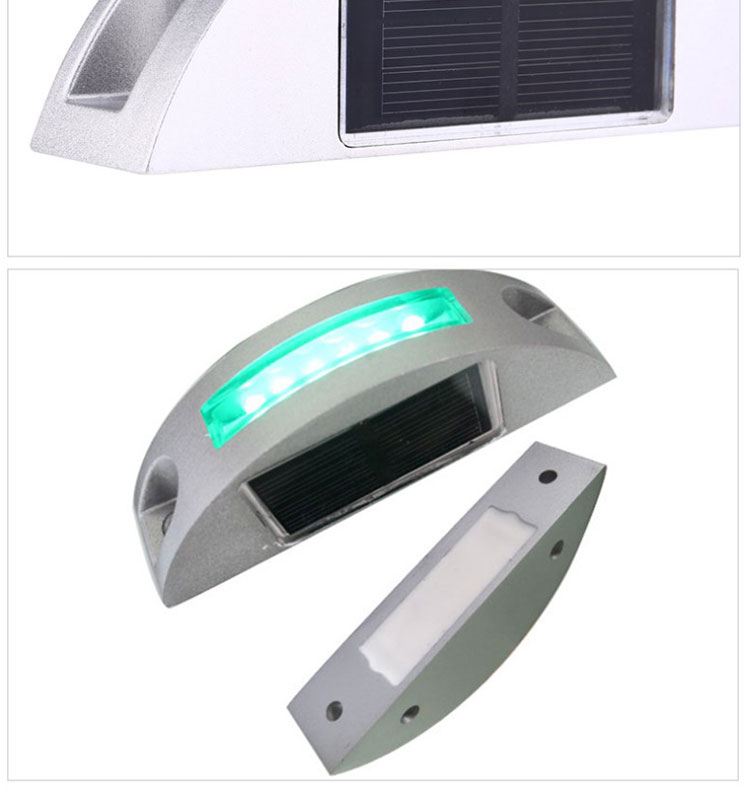 High Visible White LED Solar Flashing Light Road Stud for Traffic Safety