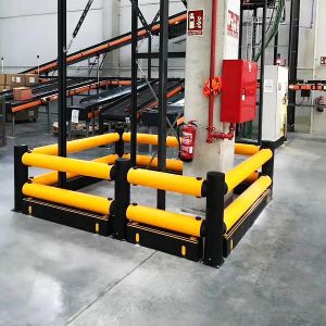 A41: Building Post Anti-Collision Guardrails Warehouse Safety Barrier Traffic