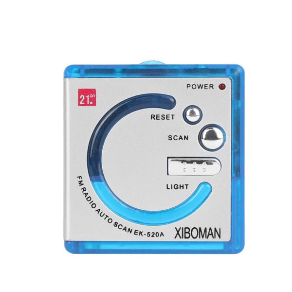 Buy cheap OEM LOGO Portable square shape mini pocket fm radio with belt buckle from wholesalers