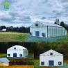 Buy cheap 9.6m To 12m Span Light Deprivation Greenhouse Gothic Style Black Out Greenhouse from wholesalers
