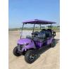 Buy cheap High-Resilience Leather Seats 6-Seater Electric Golf Cart Independent Suspension Large Screen LED Lights from wholesalers