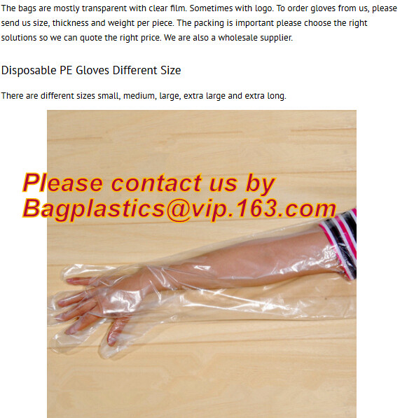 Disposable Clear Poly Hybrid Stretch Gloves, Copolymer Polyethylene PE gloves,household kitchen dining cook transparent