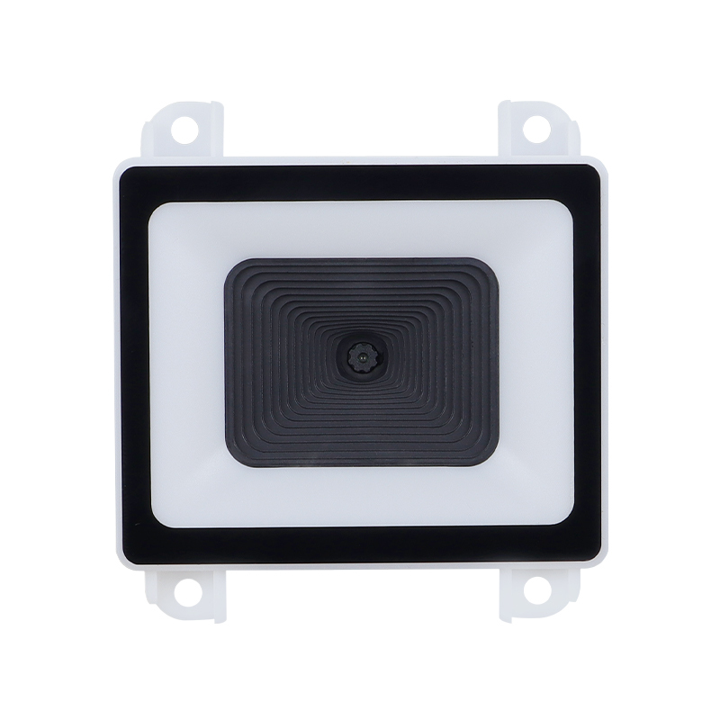 China Fixed Mount Embedded Barcode Scanner White QR Code Reader Wiegand on sale