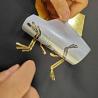 Buy cheap Cold Peel Metallic Heat Transfer Off Shine And Brilliance Gold Foil Logo For Clothing from wholesalers