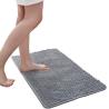 Buy cheap Grey Fluffy 24''x38'' Microfiber Bathroom Mats Super Water Absorption from wholesalers